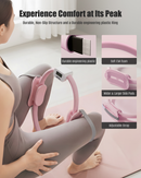 MaxU Pilates Ring Set for Women, Home Workout Yoga Equipment Kit with Counting Pilates Ring, Yoga Ball, Yoga Socks, Glute Resistance Bands, Long Pull Band & Storage Bag – Pink