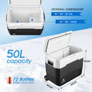 Mt Aspire 50L Portable Fridge Freezer and Wine Cooler for Picnic Home Car and Camping