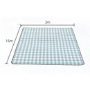 Viviendo 150x200cm Waterproof Outdoor Picnic Rug Blanket Classic - Baby Blue