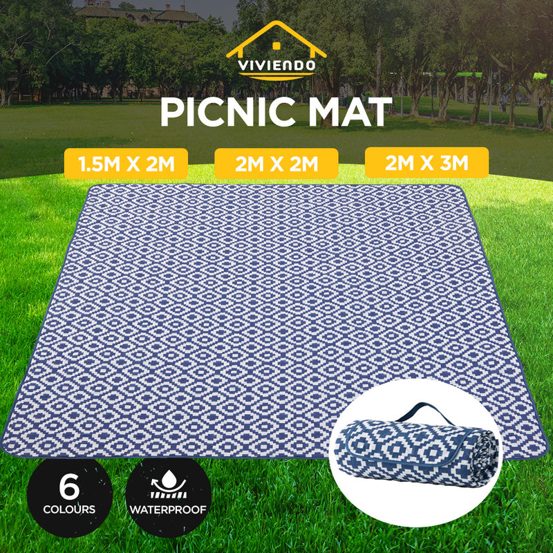 Viviendo Waterproof Outdoor Picnic Rug Blanket