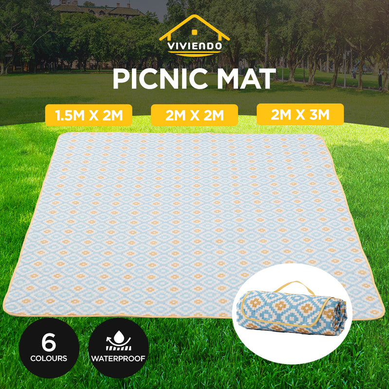 Viviendo Waterproof Outdoor Picnic Rug Blanket