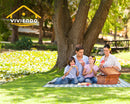 Viviendo 200x200cm Waterproof Outdoor Picnic Rug Blanket - Daisy