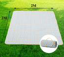 Viviendo Premium Picnic Rug Waterproof Sandproof Camping Beach Blanket