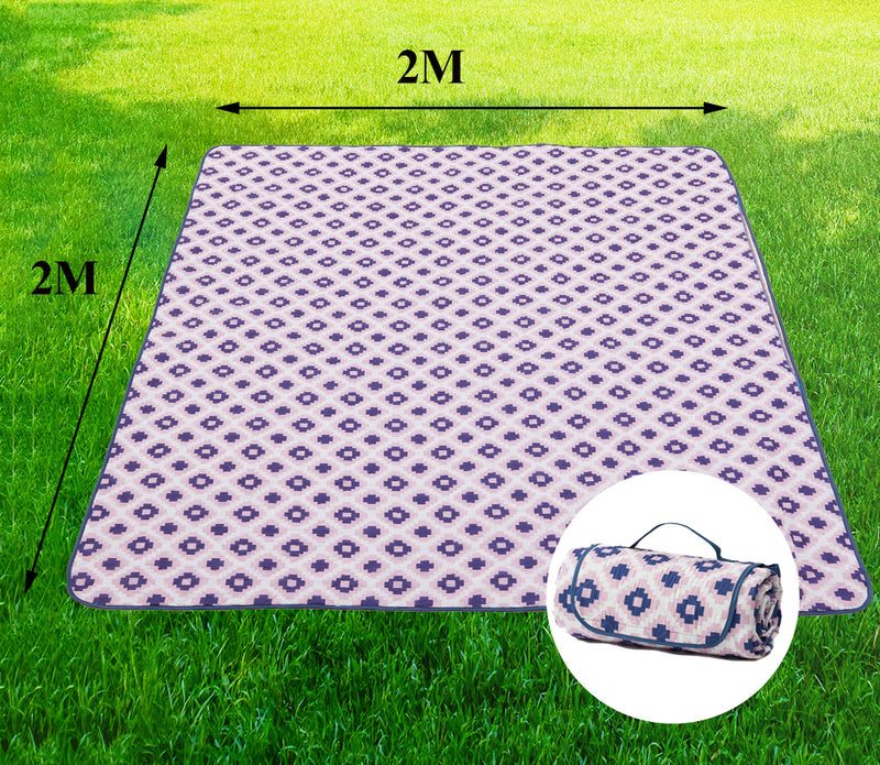 Viviendo Premium Picnic Rug Waterproof Sandproof Camping Beach Blanket