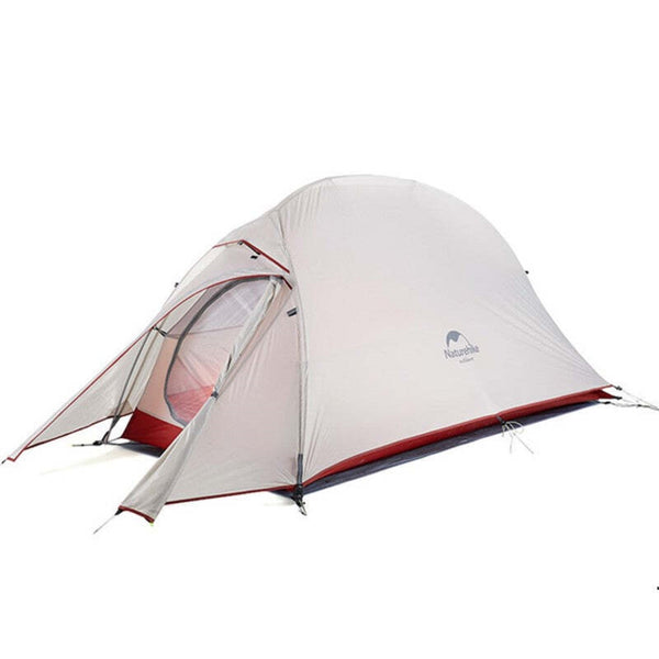 Naturehike Upgraded Cloud-up Camping Hiking 1 Person Backpacking Tent - 20D Grey