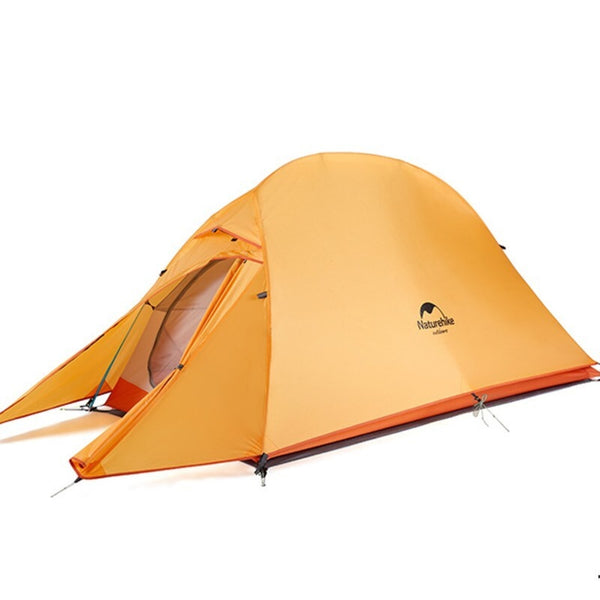 Naturehike Upgraded Cloud-up Camping Hiking 1 Person Backpacking Tent - 210T Orange
