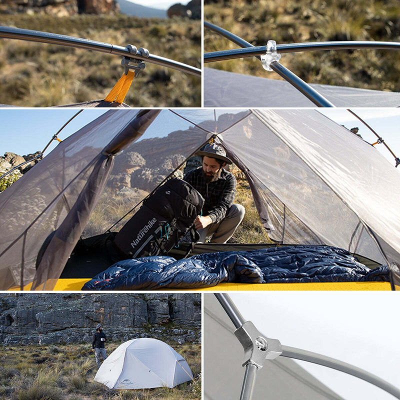 Naturehike 3 Season Mongar Camping Hiking 2 Person Dome Ultralight Backpacking Tent - Green