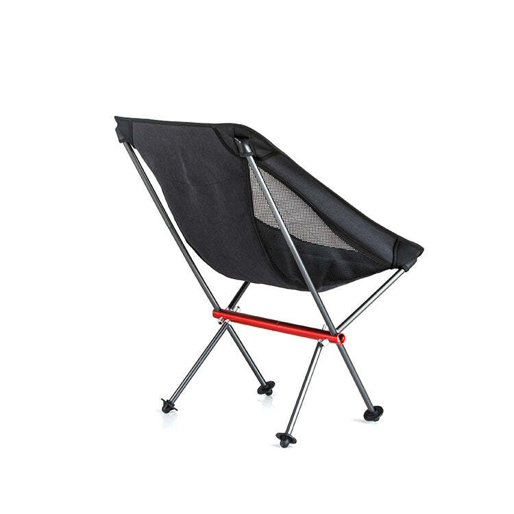 Naturehike Folding Moon Chair Outdoor Fishing Ultralight Portable Camping Chair - Black
