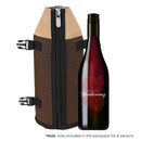 Viviendo Picnic Backpack for 4 Person with Insulated Leakproof Cooler Bag and Cutlery Set - Vintage Brown