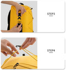 Naturehike 30L TPU Dry Wet Separation Waterproof Bag Outdoor Camping Tent Equip Backpack Large Capacity Portable - Yellow