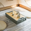 Naturehike 60L Foldable Portable Camping Storage Box with Bamboo Table Top - Army Green