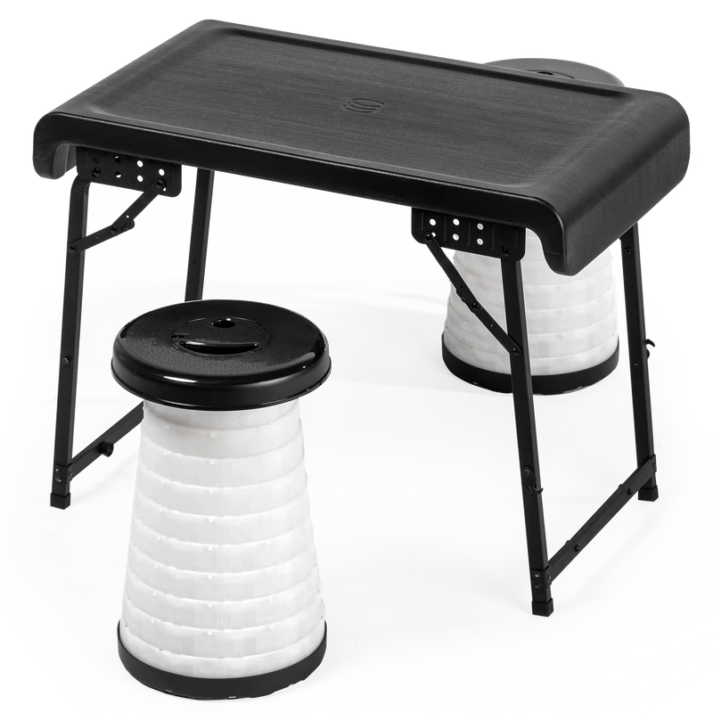 Mt Aspire Telescopic Folding Stool with LED Lamp Waterproof Foldable