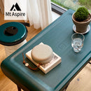 Mt Aspire Telescopic Folding Stool with LED Lamp, Waterproof Foldable Aluminium Frame Table - 3PCs Set (2 x stools, 1x table)