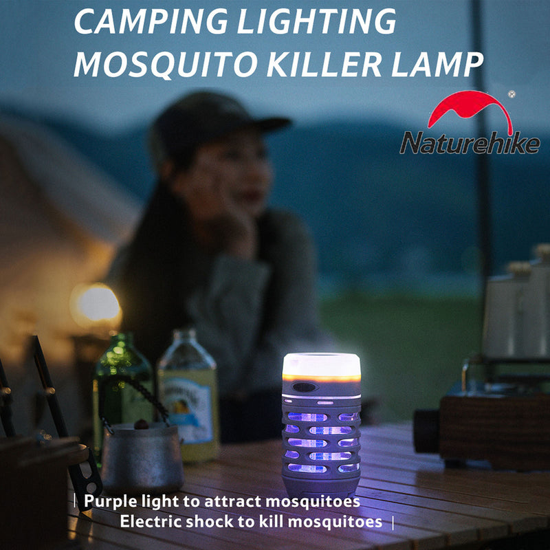 Naturehike Outdoor Electric Shock Mosquito Lamp Insect Repellent Light Waterproof Camping Lights Outdoor Flashlight Tent Light