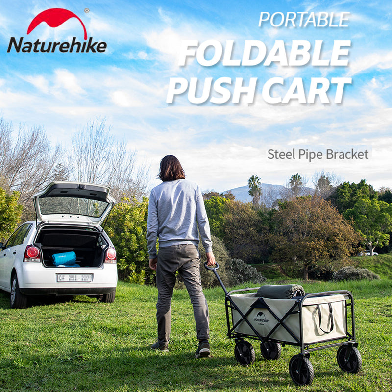Naturehike Outdoor 90L Folding Wagon Camping Hiking Cart Garden Patio Cart