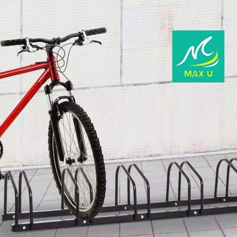 MaxU 1-5 Bikes Stand Bicycle Bike Rack Floor Parking Instant Storage Cycling Portable