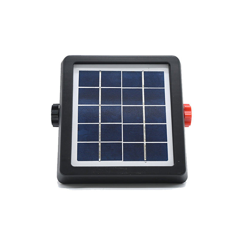 HORTIKRAFT 2.5-4KM All-in-one Solar Fence Energizer Electric Charger for Cattle Horses Sheep Farm Livestock