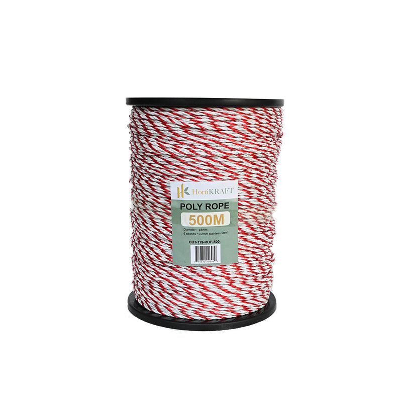 HortiKraft 10km Solar Powered Fence Energizer Electric Charger 0.5J Farm Animal Livestock