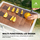 Mt Aspire Folding Camping Storage Box - 30/55L Organizer with Handle Picnic