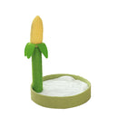Furbulous Corn Cob Cat Scratching Post with Calming Cat Bed Fluffing soft for Kitty to Rest and Sleep