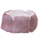 Furbulous Calming Pet Bed with Fluffy Soft Cushion for Cat and Small Dog to Rest and Sleep - Purple