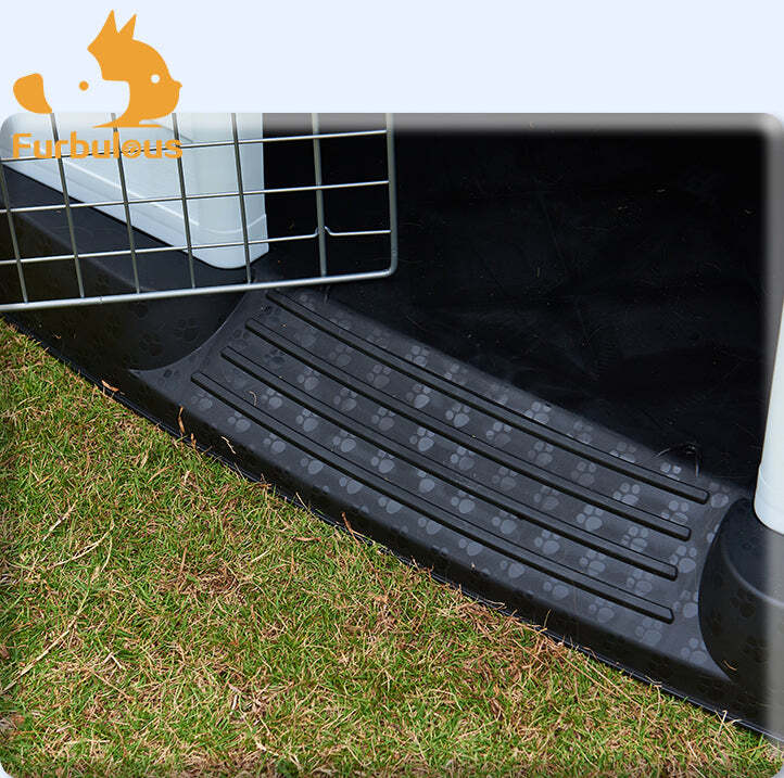 Furbulous Dog Kennel and Indoor Outdoor Heavy Duty Dog House - Slate Roof Regular