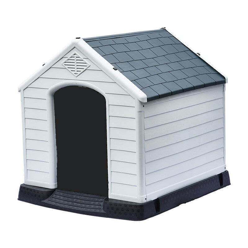 Furbulous Dog Kennel and Indoor Outdoor Heavy Duty Dog House - Slate Roof Regular