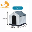 Furbulous Dog Kennel and Indoor Outdoor Heavy Duty Dog House - Slate Roof Regular