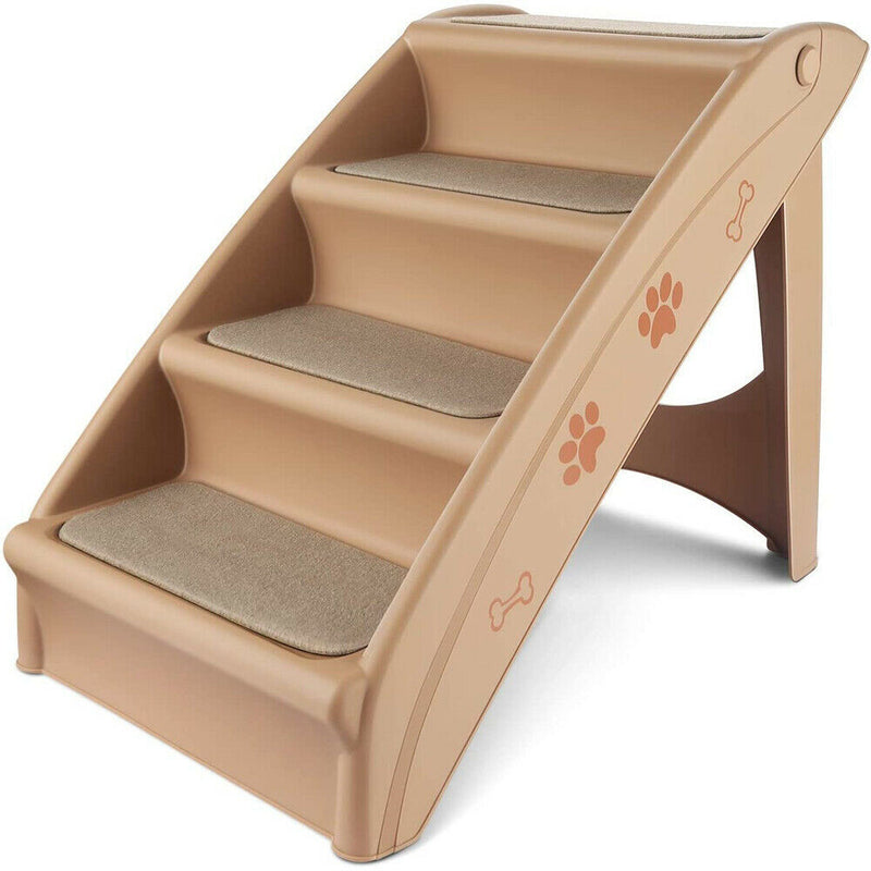Furbulous Foldable Pet Stairs Portable Lightweight Indoor Ladder