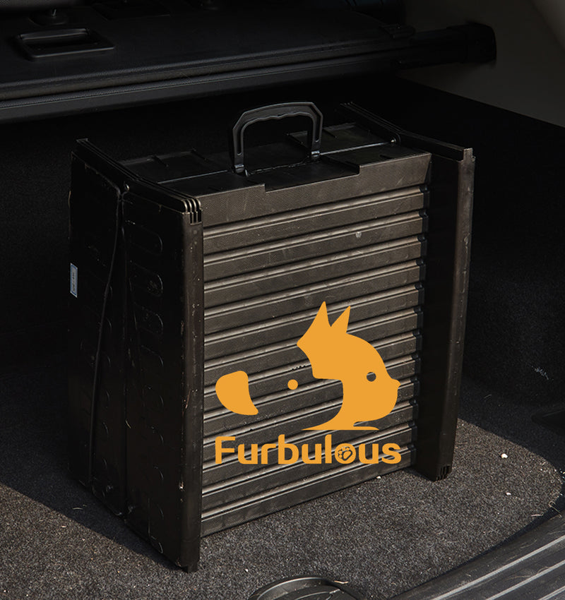 Furbulous Folding Dog Ramp - Portable Lightweight Pet Ramp Foldable Pet Ramp