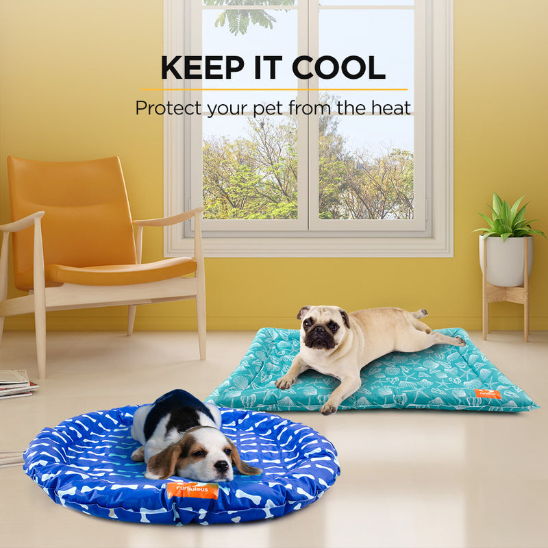 Furbulous Pet Non-Toxic Gel Cooling Mat Dog Puppy Self Cool Bed Summer