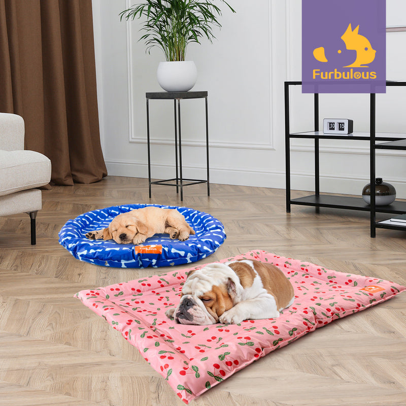 Furbulous Pet Non-Toxic Gel Cooling Mat Dog Puppy Self Cool Bed Summer