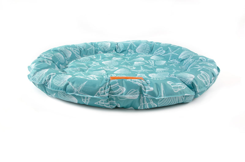 Furbulous 86cm Round Pet Cooling Bed Dog or Cat Non-Toxic Cooling Mat for Summer - Green