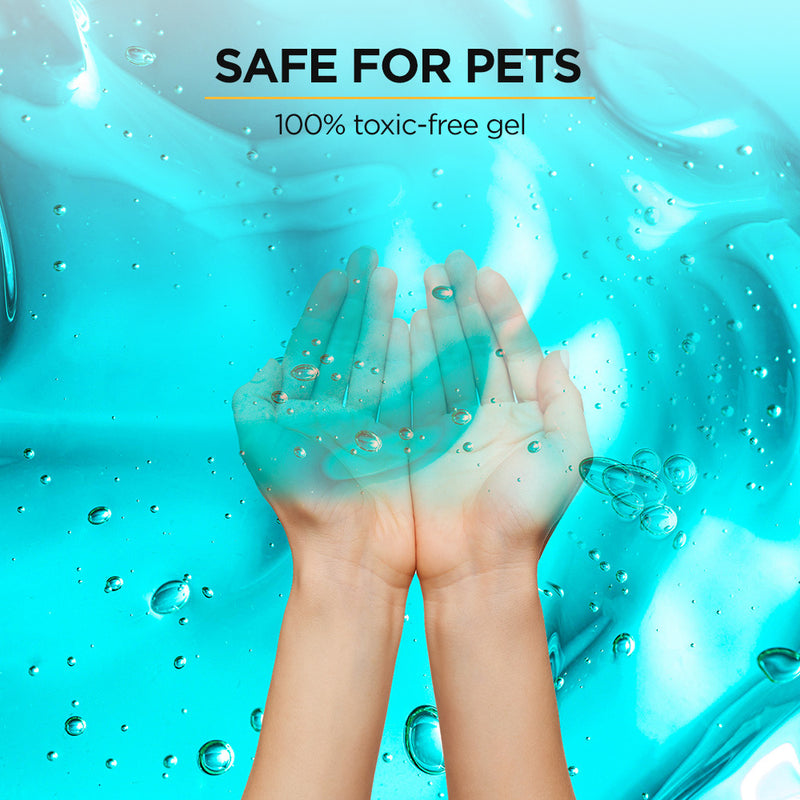 Furbulous Pet Cooling Bed Dog or Cat Non-Toxic Cooling Mat for Summer Rectangular 64cm x 76cm - Green