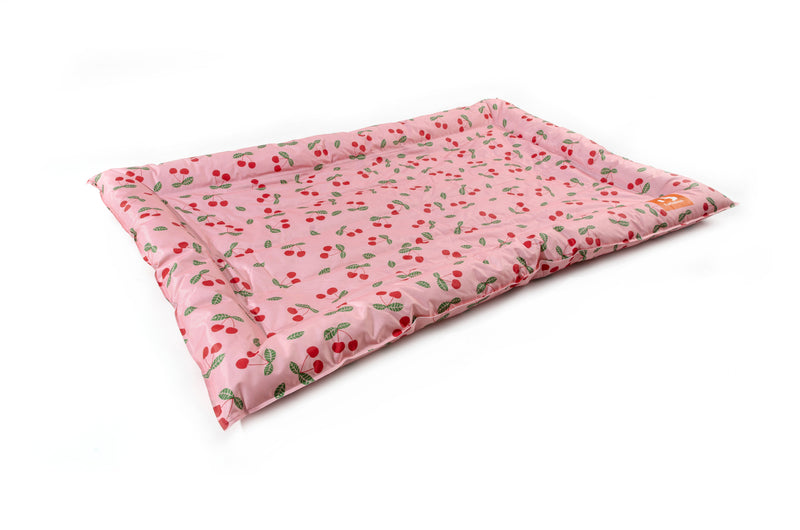 Furbulous Pet Cooling Bed Dog or Cat Non-Toxic Cooling Mat for Summer Rectangular 64cm x 76cm - Pink