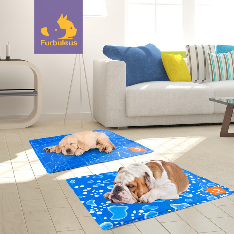 Furbulous Wave Style Pet cooling Mat  - Xlarge - 90cm x 60cm