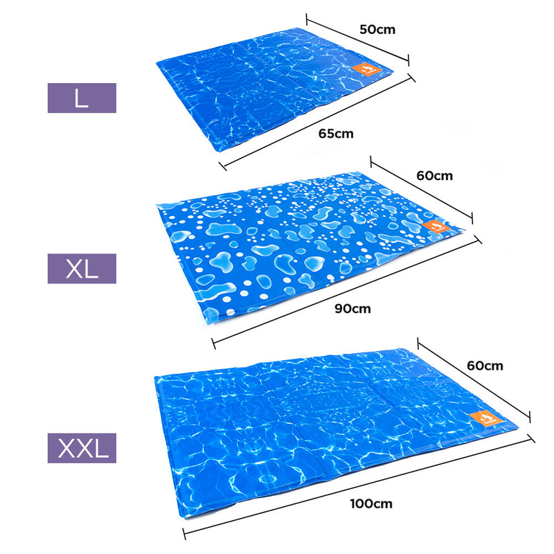 Furbulous Wave Style Pet cooling Mat  - Xlarge - 90cm x 60cm