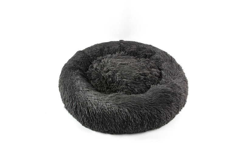 Furbulous Dog Pet Calming Bed Warm Soft Plush Round Nest Comfy Sleeping Kennel Cave