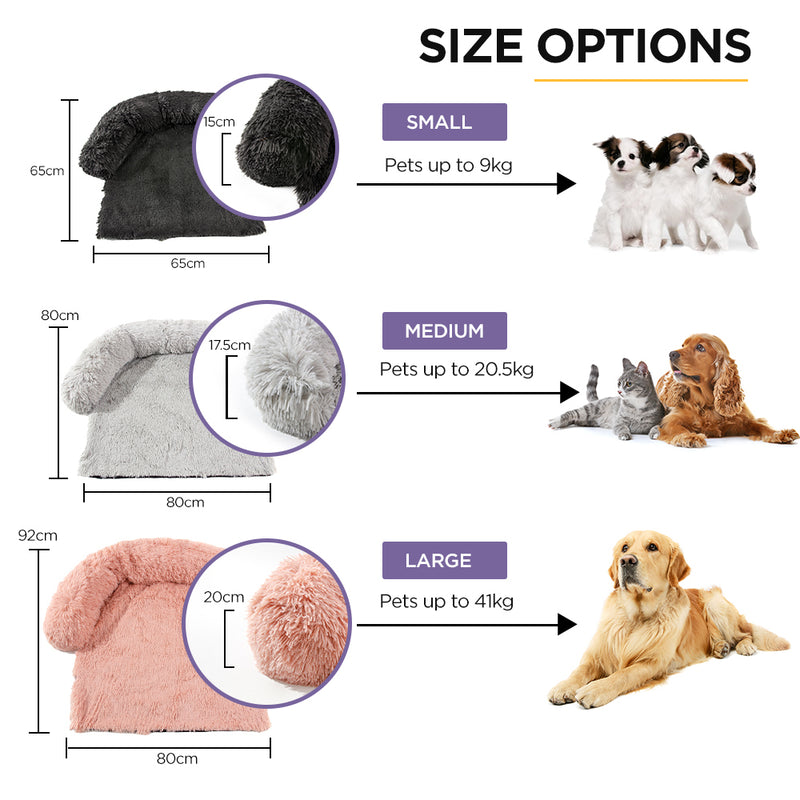 Dog Cat Calming Mat Pet Protector Sofa Cover Large Sleeping Comfy Mat Washable