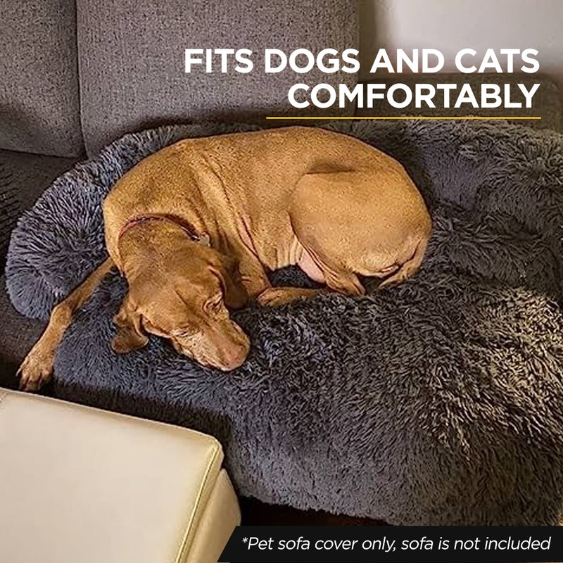 Furbulous Small Pet Protector Dog Sofa Cover in Brown - Small - 68cm x 68cm