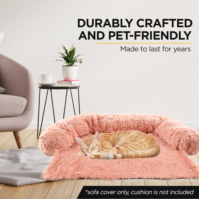 Furbulous Large Pet Protector Dog Sofa Cover in Pink - Large - 92cm x 80cm