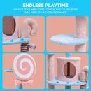 Furbulous 1.35m Lollipop Style Cat Tree Tower & Scratching Post