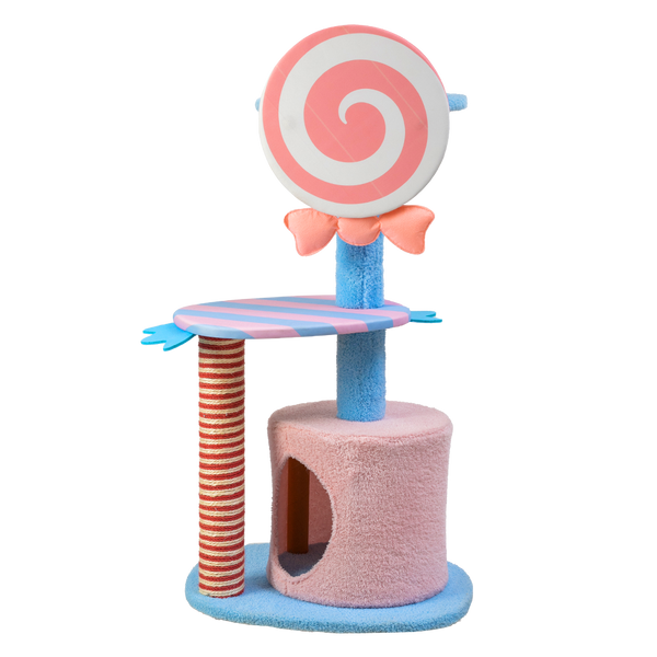 Furbulous 96cm Lollipop Style Cat Tree Tower & Scratching Post