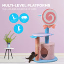 Furbulous 96cm Lollipop Style Cat Tree Tower & Scratching Post