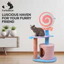 Furbulous 96cm Lollipop Style Cat Tree Tower & Scratching Post
