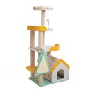 Furbulous Cat Tree Tower & Scratching post with Cooling Straw Mat - Fairy Land