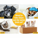 Furbulous Pet Stroller 4 Wheel Foldable Dog Pram Large Cat Travel Carrier