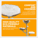 Furbulous Selected Real Wood Cat Tree Rattan tower with Condo House - 81cm