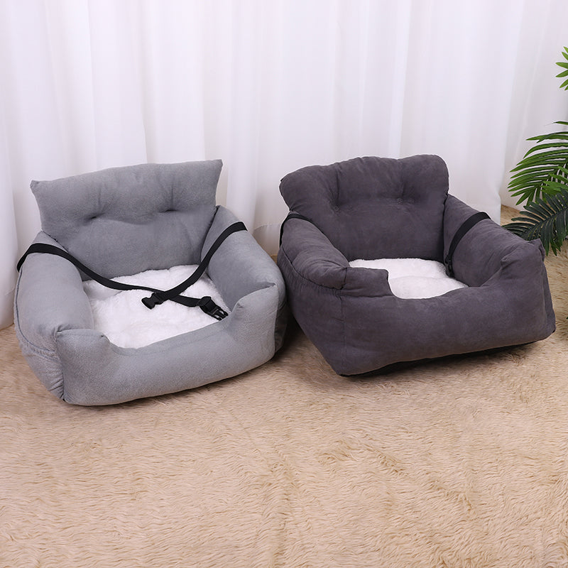 Furbulous Premium Dog Booster Seat Small Pets Pet Car Seat Protector Portable Travel Bed