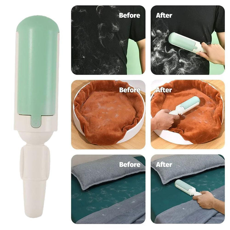 Furbulous Pet Hair Remover Roller Self Cleaning Hair Remover Fur Removal for Dog and Cat - Green